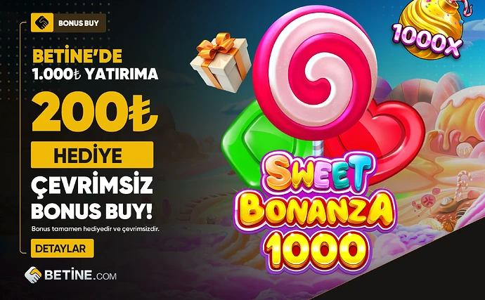 1000₺ Yatırıma 200₺ Hediye Bonus Buy
